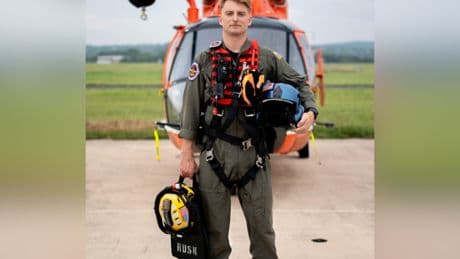 Coast guard swimmer saves 169 lives in Texas floods on first-ever rescue
