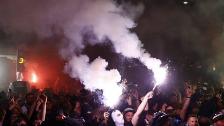 Fußball in Österreich: Ausschreitungen mit Verletzten bei Grazer Titelfeier
