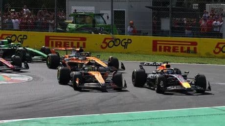 Lando Norris fumes at 'idiot' Max Verstappen after dramatic start to Italian Grand Prix