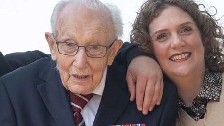 Covid hero Capt Sir Tom Moore's daughter reveals plans to write TEN more books