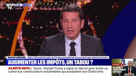 David Lisnard (maire "Nouvelle Energie" de Cannes et président de l'Association des maires de France): "Trop d'impôt, tue l'impôt"