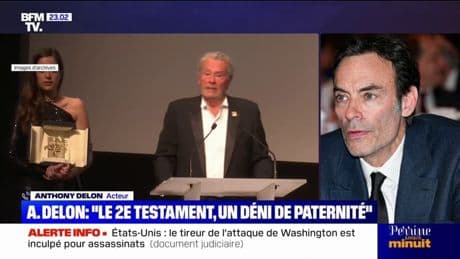 Livre sur les derniers jours d'Alain Delon: "On essaye de faire avancer les choses" avec Anouchka Delon, indique le fils de l'acteur, Anthony Delon