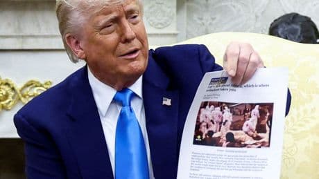 USA: Trump nutzte bei Eklat mit Südafrikas Präsident Foto aus dem Kongo