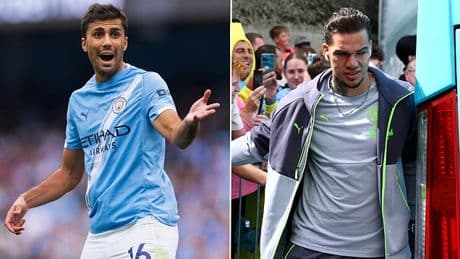 Rodri makes Premier League return after 11 months out injured - as Ederson is dropped AGAIN by Man City boss Pep Guardiola amid interest from a new suitor