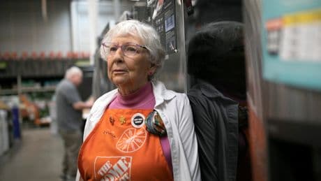 Working is not a choice for some older Americans. Despite heart failure, an 81-year-old navigates a job at Home Depot.