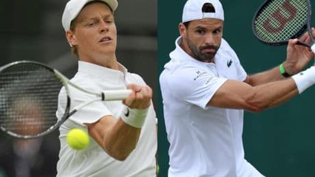 Sinner - Dimitrov : cuando y a qué hora es y dónde ver en TV y online en directo el partido de octavos de final de Wimbledon