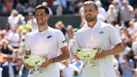 Wimbledon history made as British duo Julian Cash and Lloyd Glasspool win title