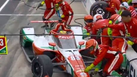 Indy 500 star drives into his mechanics in pit lane in horror incident