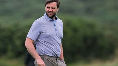 JD Vance spotted playing golf at Trump Turnberry during family holiday in Scotland