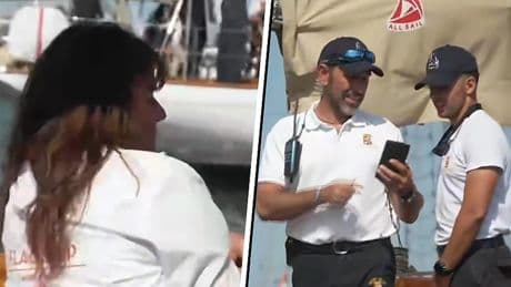 Hilariteit op boot tijdens Sail: ’Ik kan wel nummertjes regelen’