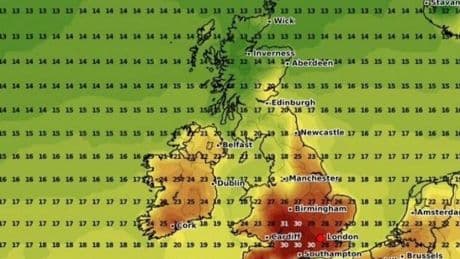 Weather maps predict exact date UK hit by 31C heatwave as Ibearic plume sweeps in
