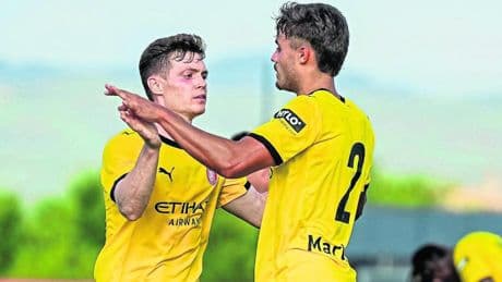 Hugo Rincón avisa de su potencial desde muy pronto con el Girona