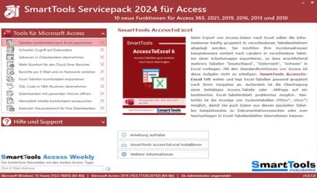 SmartTools ServicePack für Microsoft Access