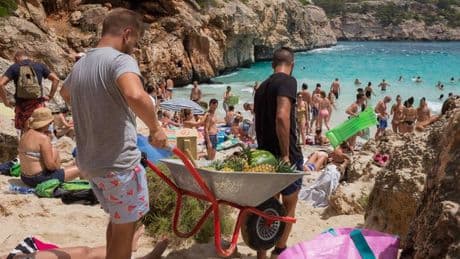 Balearic Islands ban influencers after cove is swamped by 4,000 tourists