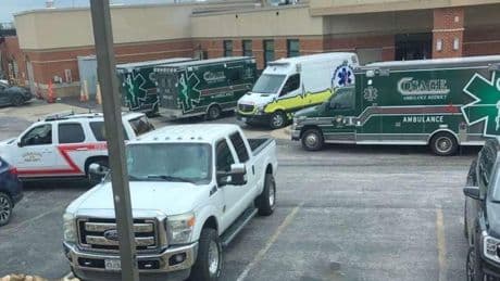 At least 32 injured as shuttle bus crashes into Missouri ditch
