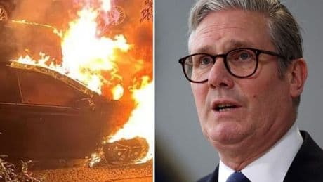 UK investigates 'possible Russia link' to Keir Starmer arson attacks as three charged