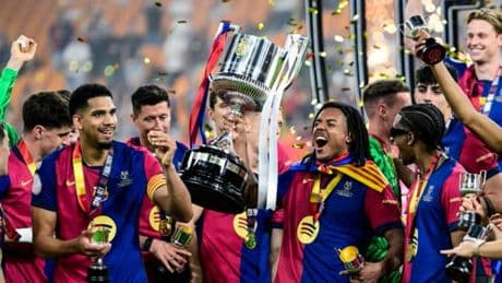 Más de un jugador del Barça se llevó una colleja