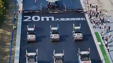 En China ya son capaces de construir carreteras sin trabajadores: así lo hacen ahora