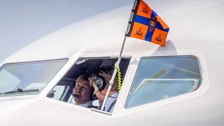 Airbus ’blij’ met omscholing koning Willem-Alexander