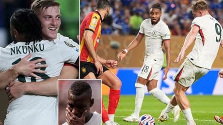 Liam Delap bags his first goal for Chelsea since £30m move from Ipswich with fine solo strike at the Club World Cup