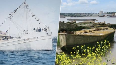 Ante la falta de acero, los barcos de la Segunda Guerra Mundial empezaron a construirse con un material inusual: hormigón