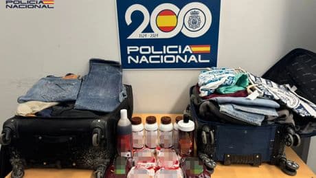 Detenidos dos hombres por llevar 30 kilos de cocaína en una maleta en la Estació del Nord de Barcelona
