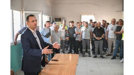 Başkan Eşki'den alev savaşçılarına teşekkür ziyareti