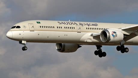 A Saudi plane was delayed for nearly 4 hours after a passenger allegedly attacked a flight attendant and tried to open a cabin door