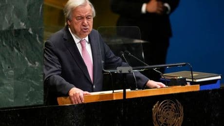 UN chief argues that investing in fighting poverty instead of wars would make a more secure world