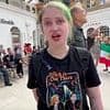 Moment pro-Iran and Palestine protester says Zionists 'should f****** die' in extraordinary outburst at Brighton demo