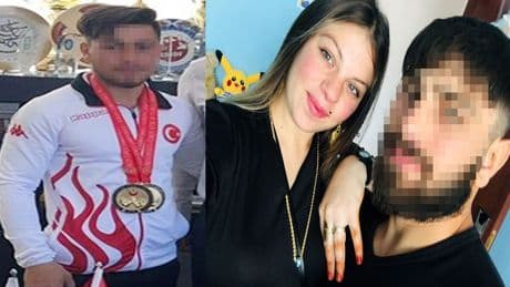 Milli güreşçi eşine dehşeti yaşattı