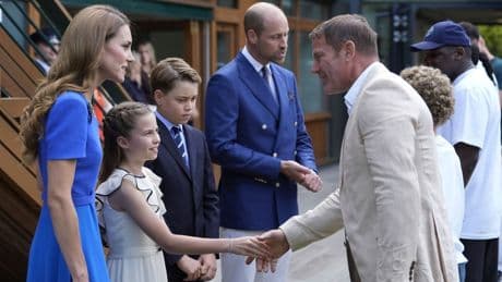 William und Kate beim Wimbledon-Finale empfangen