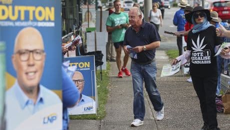 Early vote count favors Australia's government being reelected for a second term