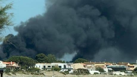 Un important incendie dans un camping au Cap d’Agde, deux blessés légers