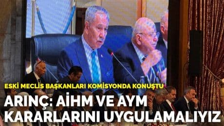 Eski Meclis başkanları Milli Dayanışma, Kardeşlik ve Demokrasi Komisyonu'nda konuştu