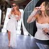 Dani Dyer stuns in a leggy white mini dress as she downs shots and dances the night away amid her boozy hen ahead of marrying Jarrod Bowen
