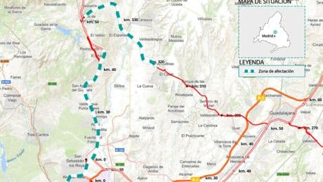 Empiezan los cortes nocturnos para arreglar el firme en la A-1 entre Sanchinarro y El Molar y en la N-320 de Madrid
