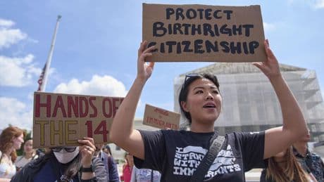 Trump's birthright citizenship order strains Supreme Court