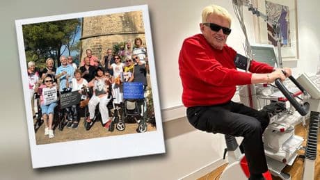 Er macht sich fit für den Ballermann-Gig - Heino-Fans mit Rollator zum „Bierkönig“!