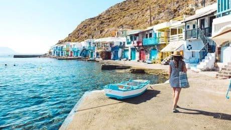 Greek island rivals Mykonos but you’ll need to commit if you want to visit