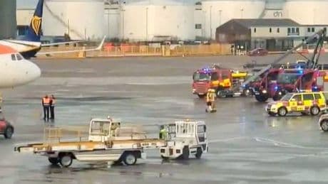 EasyJet passengers evacuated from plane after airport 'collision'