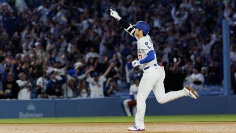 Shohei Ohtani homers twice, Dalton Rushing has strong debut as Dodgers rout Athletics