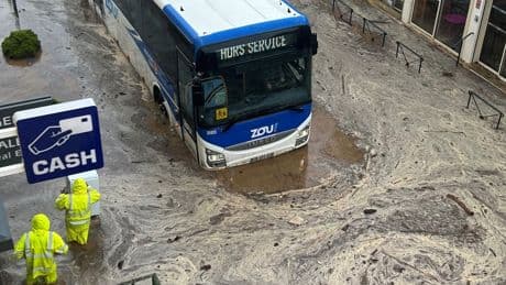 Hundreds without drinking water and more storms forecast in southern French region devastated by deadly floods