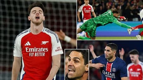 PSG 2-1 Arsenal (3-1 agg): Gunners' Champions League dreams are dashed in Paris, as Luis Enrique's ruthless side set up final against Inter Milan