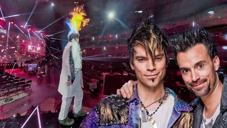 Auf einmal stand die Frisur in Flammen - Feuerunfall bei den Ehrlich Brothers