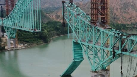 Collapse of Bridge Under Construction in China Leaves 12 Dead
