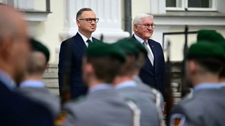 Polnischer Präsident Duda von Steinmeier in Berlin empfangen
