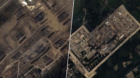 Imágenes por satélite han revelado qué le ocurrió a uno de los mayores arsenales de Rusia. Ahora entendemos el silencio de Moscú