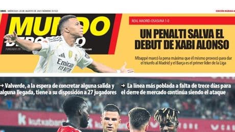 Portada MD Bizkaia-Araba de hoy miércoles