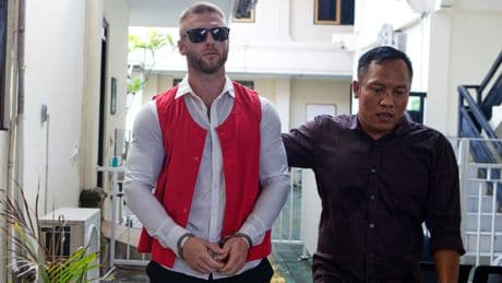 British man jailed in Bali after death penalty charge dropped